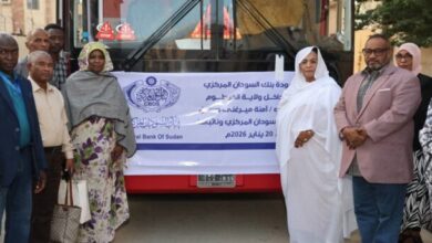 البنك المركزي يعاود نشاطه في الخرطوم بعد غياب دام نحو ثلاث سنوات.